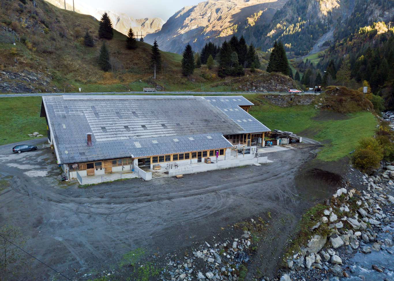 Stalla Azienda Agricola - Campo Blenio - Realizzazione 2018